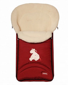 Спальный мешок в коляску №07 - North pole, красный (Womar, 00-0013361 _4/2 красный)